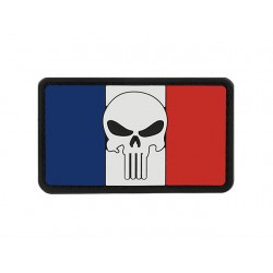 PATCH FLAG SKULL FRANCE