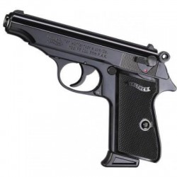 PISTOLET A BLANC WALTHER PP NOIR 9MM