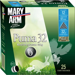 MARY PUMA 32G PB6 12 X25Armurerie PBG 62 Calibre 12