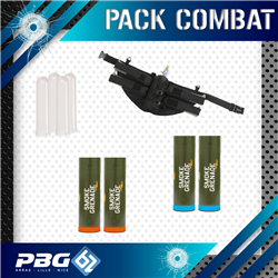 PACK COMBAT EQUIPEMENT ADVENGER NOIRArmurerie PBG 62 Pack équipements paintball