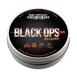 PLOMBS BLACK OPS ANTI NUISIBLES X500 POINTU 5.5MMArmurerie PBG 62 Plombs