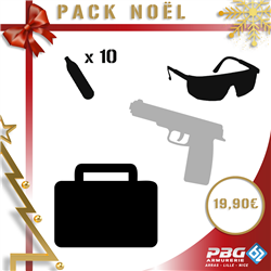 PACK NOEL AIRSOFT PISTOLET CO2