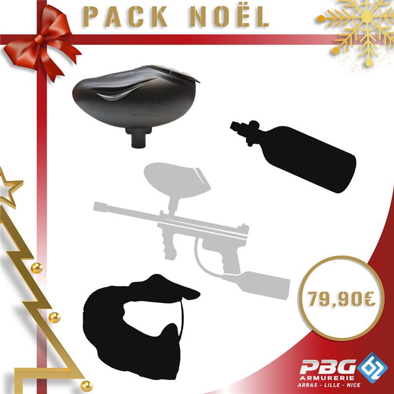 PACK NOEL PAINTBALLArmurerie PBG 62 Pack lanceur paintball